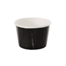 PAPIRNATE ČAŠICE ZA SLADOLED - crne  45ml - O46mm/H40mm (20x50kom)