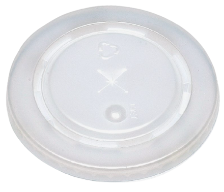 POKLOPAC PLASTIČNI S PROREZOM ZA SLAMKU  RAVNI 9 cm PS (20x100kom)