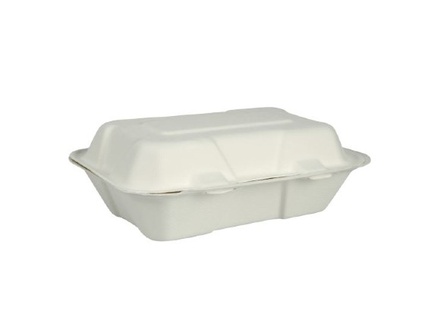 KUTIJA ZA HAMBURGER OD ŠEĆERNE TRSKE - 229x155x76,5mm (4x50kom) - EKO