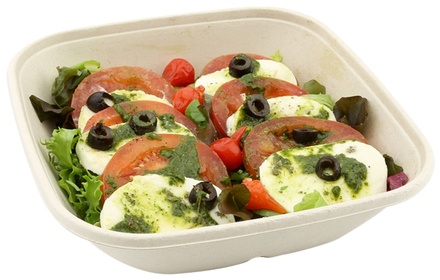 POSUDA OD ŠEĆERNE TRSKE KVADRATNA  750 ml KOSA (6x50 kom) - EKO