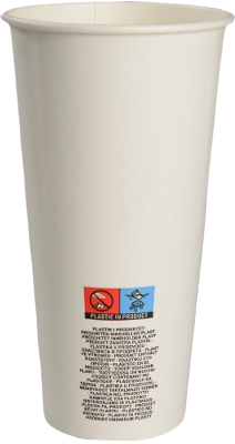 PAPIRNATE ČAŠE ZA HLADNE NAPITKE BIJELE 750ml/32oz-946ml brutto (20x30kom)