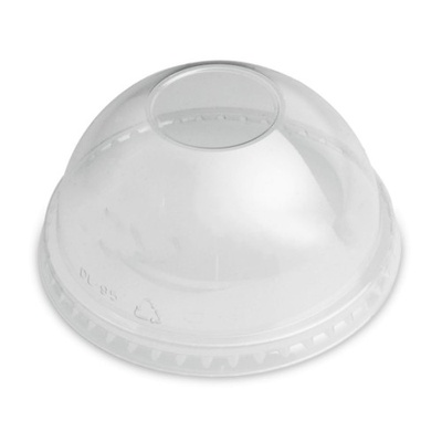 POKLOPAC PLASTIČNI KUPOLASTI BEZ OTVORA 9,5cm PET (20x50kom)