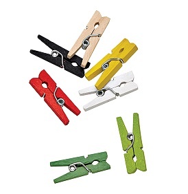 ŠTIPALJKE MINI šarene (20x100 kom)