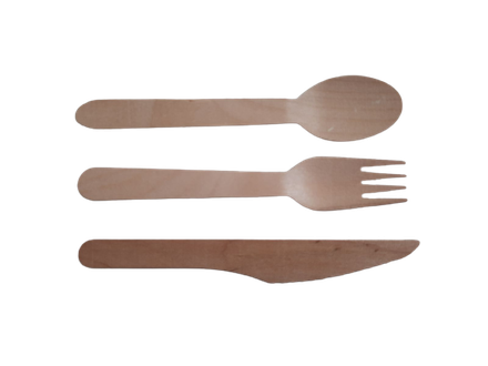 DRVENA NOŽ VELIKI biorazgradivi-160mm (20x100kom) - EKO