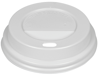 PLASTIČNI POKLOPCI ZA ČAŠU ZA KAVU BIJELI 360/480ml-12/16oz (10X100kom)