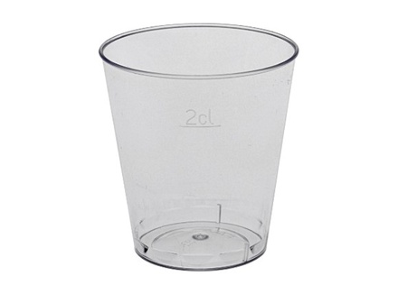 PLASTIČNA SHOOTER ČAŠICA 20ml CRYSTAL  (20x50kom)