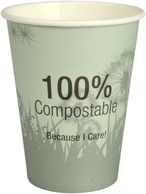PAPIRNATE ČAŠE ZA KAVU 100% COMPOSTABLE 360ml/12oz (20x50 kom) - EKO