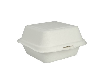 KUTIJA ZA HAMBURGER OD ŠEĆERNE TRSKE - 150x150,50x82mm (10x50kom) - EKO