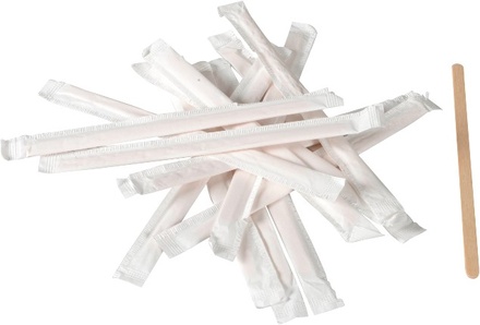 MIJEŠALICE ZA KAVU DRVENE HIGIJENSKE 140mm (20x500 kom)-EKO