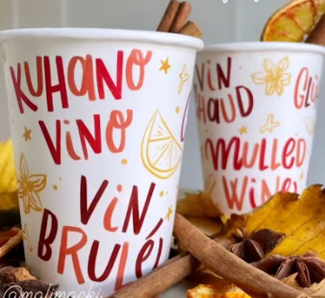 PAPIRNATE ČAŠE ZA TOPLE NAPITKE - 240ml/8oz ADVENT (20x50kom)