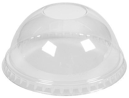 POKLOPAC PLASTIČNI KUPOLASTI BEZ OTVORA 9,5 cm PET (16x50kom)