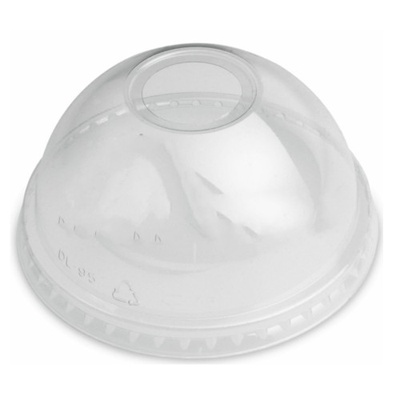 POKLOPAC PLASTIČNI KUPOLASTI S OTVOROM 9,5cm PET (20x50kom)