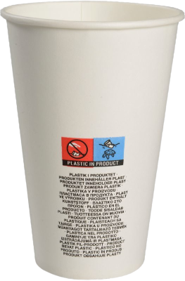 PAPIRNATE ČAŠE ZA HLADNE NAPITKE BIJELE 400ml/16oz-473ml brutto (20x50kom)