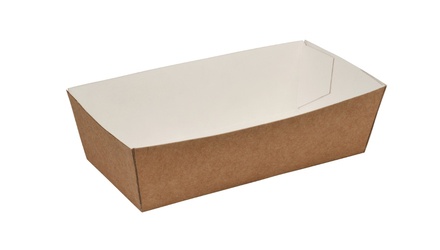 KARTONSKA PLITICA smeđe/bijela - S - 135x75mm (7x90kom)