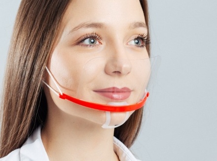 MASKE ZA LICE TRANSPARENTNE VIŠEKRATNE (1x1kom)