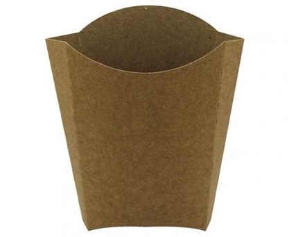 KUTIJA PAPIRNATA ZA POMFRIT - 115x60x100mm (24x50kom)