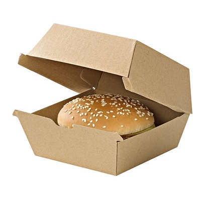 KUTIJA HAMBURGER KRAFT mala - 145x135x82 mm (10x50kom)