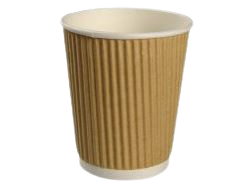 PAPIRNATE ČAŠE ZA KAVU KRAFT 240ml/8oz WRIPPLE WRAP (20x25kom)