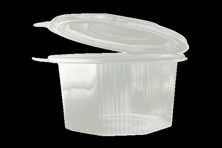 PP POSUDICE S POKLOPCEM šesterokutne  375ml (136x47mm) (1x400kom)