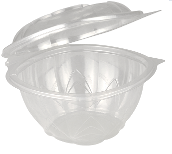 PLASTIČNA POSUDA ZA SALATU S POKLOPCEM 750ml (1x360kom)