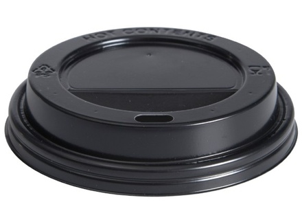 PLASTIČNI POKLOPCI ZA ČAŠU ZA KAVU CRNI 360/480ml  (10x100kom)